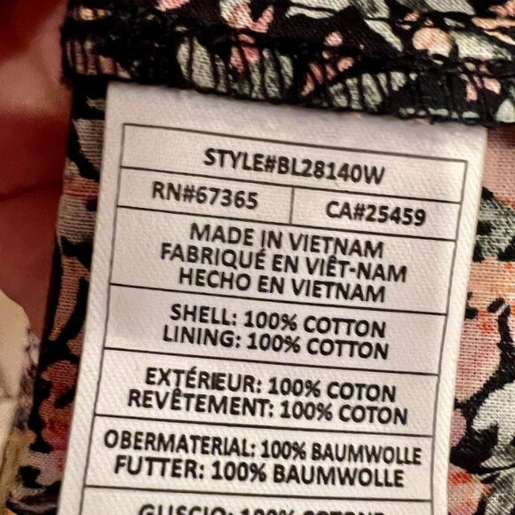 NWT BB Dakota Sleeveless Black Floral Dress      Size XS - Picture 4 of 6